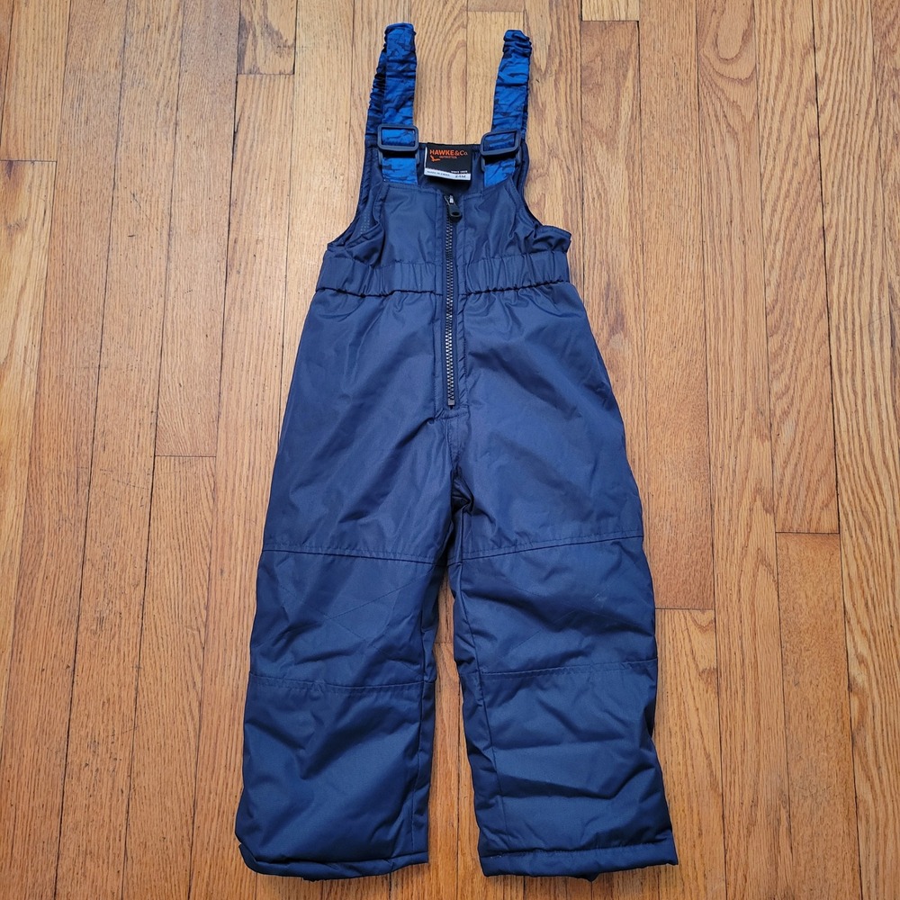 Hawke Navy Blue‎ Snow Bib Overalls 24M Winter Cold Weather Toddler Vacation